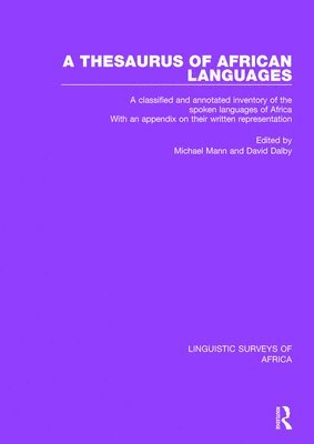 bokomslag Thesaurus of African Languages