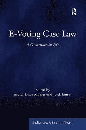 Ardita iza Maurer, Jordi Barrat, Ardita Driza Maurer - E-Voting Case Law, Häftad