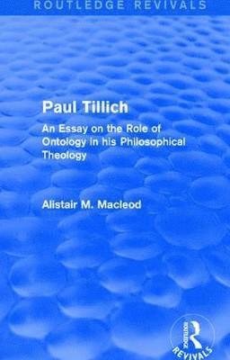 Routledge Revivals: Paul Tillich (1973) 1