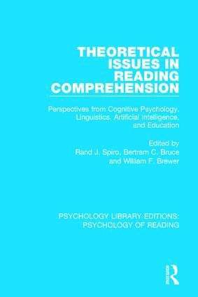 bokomslag Theoretical Issues in Reading Comprehension