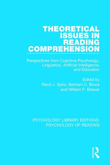 bokomslag Theoretical Issues in Reading Comprehension