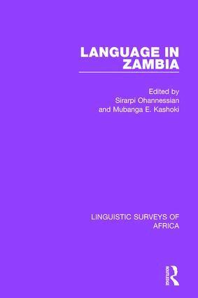 Sirarpi Ohannessian, Mubanga E. Kashoki - Language in Zambia, Inbunden