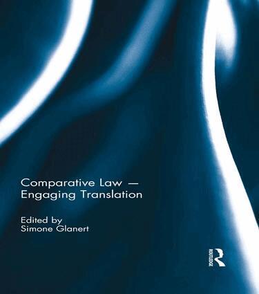 Simone Glanert - Comparative Law - Engaging Translation, Häftad