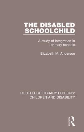 Anderson Elizabeth M. - Disabled Schoolchild, Inbunden
