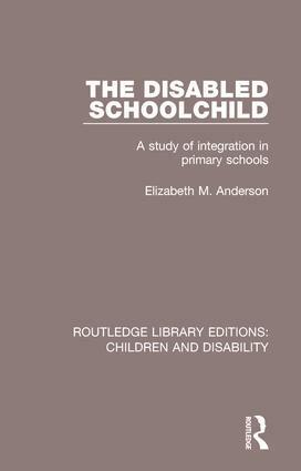Anderson Elizabeth M. - Disabled Schoolchild, Häftad