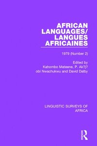 bokomslag African Languages/Langues Africaines