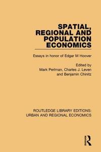 bokomslag Spatial, Regional and Population Economics