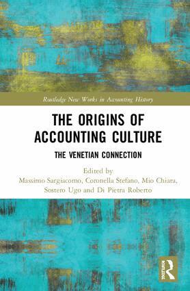 Massimo Sargiacomo, Stefano Coronella, Chiara Mio, Ugo Sostero, Roberto Di Pietra - Origins of Accounting Culture, Inbunden