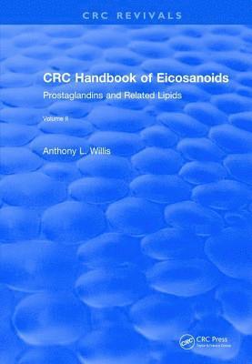 bokomslag CRC Handbook of Eicosanoids, Volume II