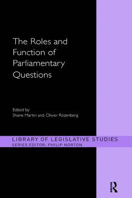 bokomslag Roles and Function of Parliamentary Questions
