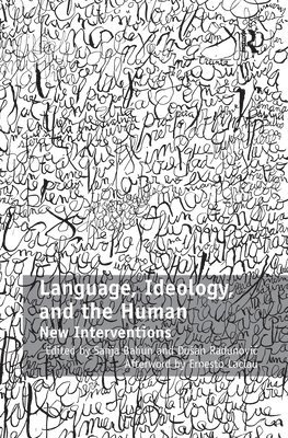 bokomslag Language, Ideology, and the Human