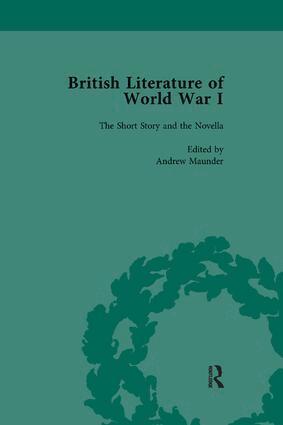 Andrew Maunder, Angela K Smith, Jane Potter, Trudi Tate - British Literature of World War I, Volume 1, Häftad