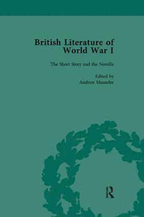 Andrew Maunder, Angela K Smith, Jane Potter, Trudi Tate, Angela K. Smith - British Literature of World War I, Volume 1, Häftad