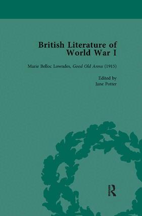 Andrew Maunder, Angela K Smith, Jane Potter, Trudi Tate - British Literature of World War I, Volume 3, Häftad