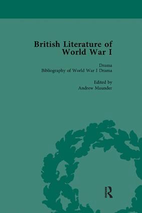 Andrew Maunder, Angela K Smith, Jane Potter, Trudi Tate - British Literature of World War I, Volume 5, Häftad