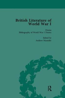 bokomslag British Literature of World War I, Volume 5