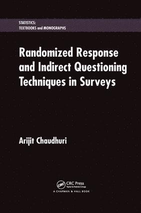 bokomslag Randomized Response and Indirect Questioning Techniques in Surveys