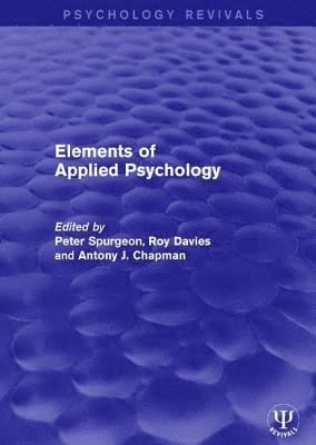 bokomslag Elements of Applied Psychology