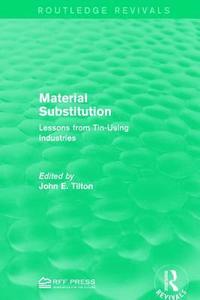 bokomslag Material Substitution