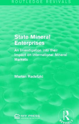 Marian Radetzki - State Mineral Enterprises, Inbunden