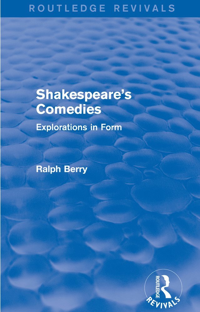 Ralph Berry - Shakespeare's Comedies, Häftad