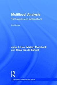 bokomslag Multilevel Analysis