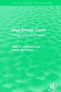 bokomslag High Energy Costs