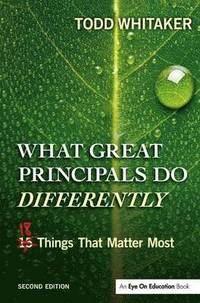 bokomslag What Great Principals Do Differently