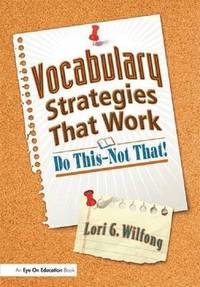 bokomslag Vocabulary Strategies That Work