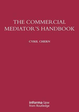 Cyril Chern - Commercial Mediator's Handbook, Inbunden