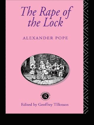 Alexander Pope, Geoffrey Tillotson - Rape of the Lock, Inbunden