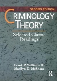 bokomslag Criminology Theory