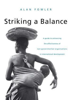 Alan Fowler - Striking a Balance, Inbunden