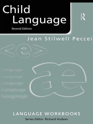 Jean Stilwell Peccei - Child Language, Inbunden