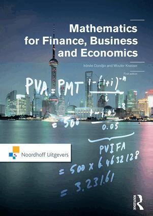Irénée Dondjio, Wouter Krasser - Mathematics for Finance, Business and Economics, Inbunden