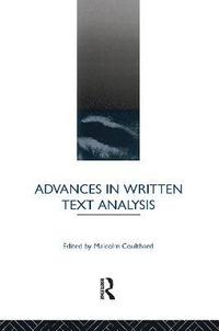 bokomslag Advances in Written Text Analysis