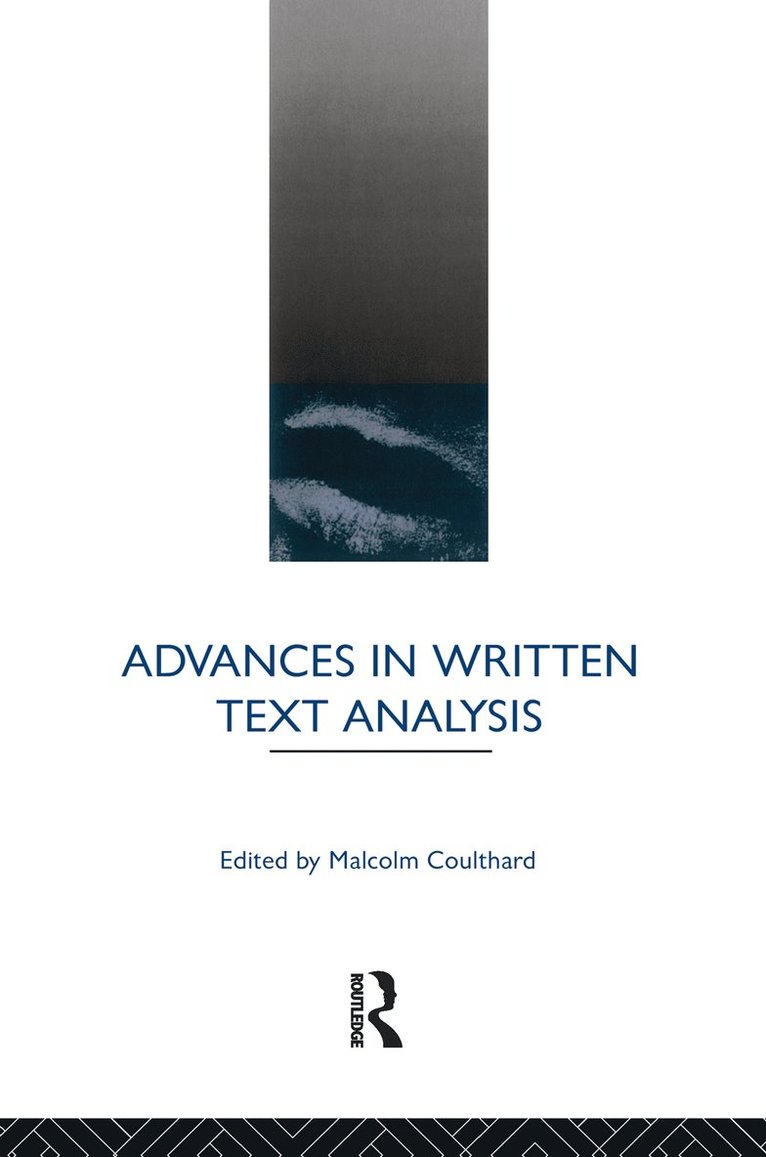 Advances in Written Text Analysis 1