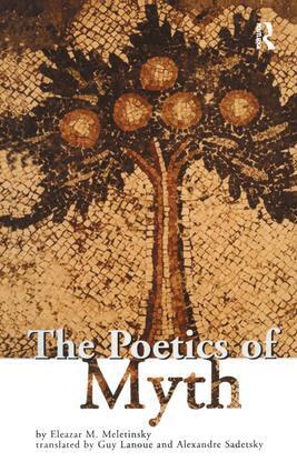 Eleazar M. Meletinsky - Poetics of Myth, Inbunden