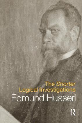 Edmund Husserl, Dermot Moran - Shorter Logical Investigations, Inbunden