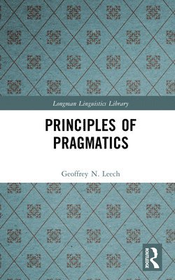 bokomslag Principles of Pragmatics