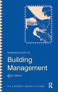 bokomslag Introduction to Building Management