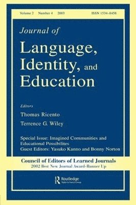 Yasuko Kanno, Bonny Norton - Imagined Communities and Educational Possibilities, Inbunden