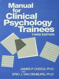 bokomslag Manual For Clinical Psychology Trainees