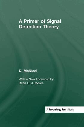 Routledge-Cavendish - Primer of Signal Detection Theory, Inbunden
