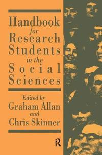 bokomslag Handbook for Research Students in the Social Sciences