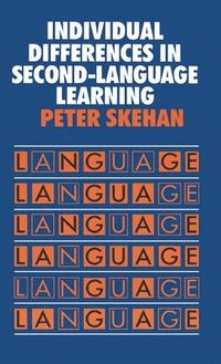 bokomslag Individual Differences in Second Language Learning