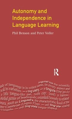 Autonomy and Independence in Language Learning 1