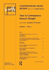 bokomslag Time in Contemporary Musical Thought