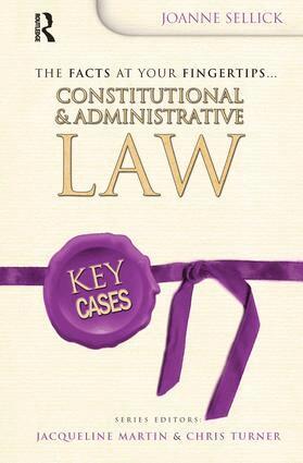 Joanne Coles - Key Cases: Constitutional and Administrative Law, Inbunden