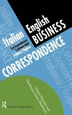 bokomslag Italian/English Business Correspondence